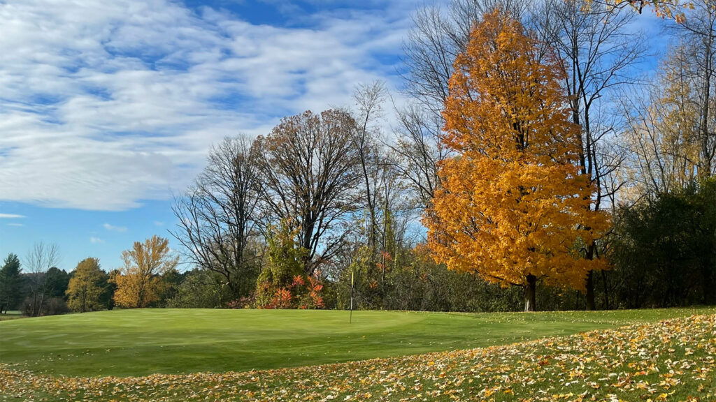 Rocky Ridge Golf Club green in the fall
